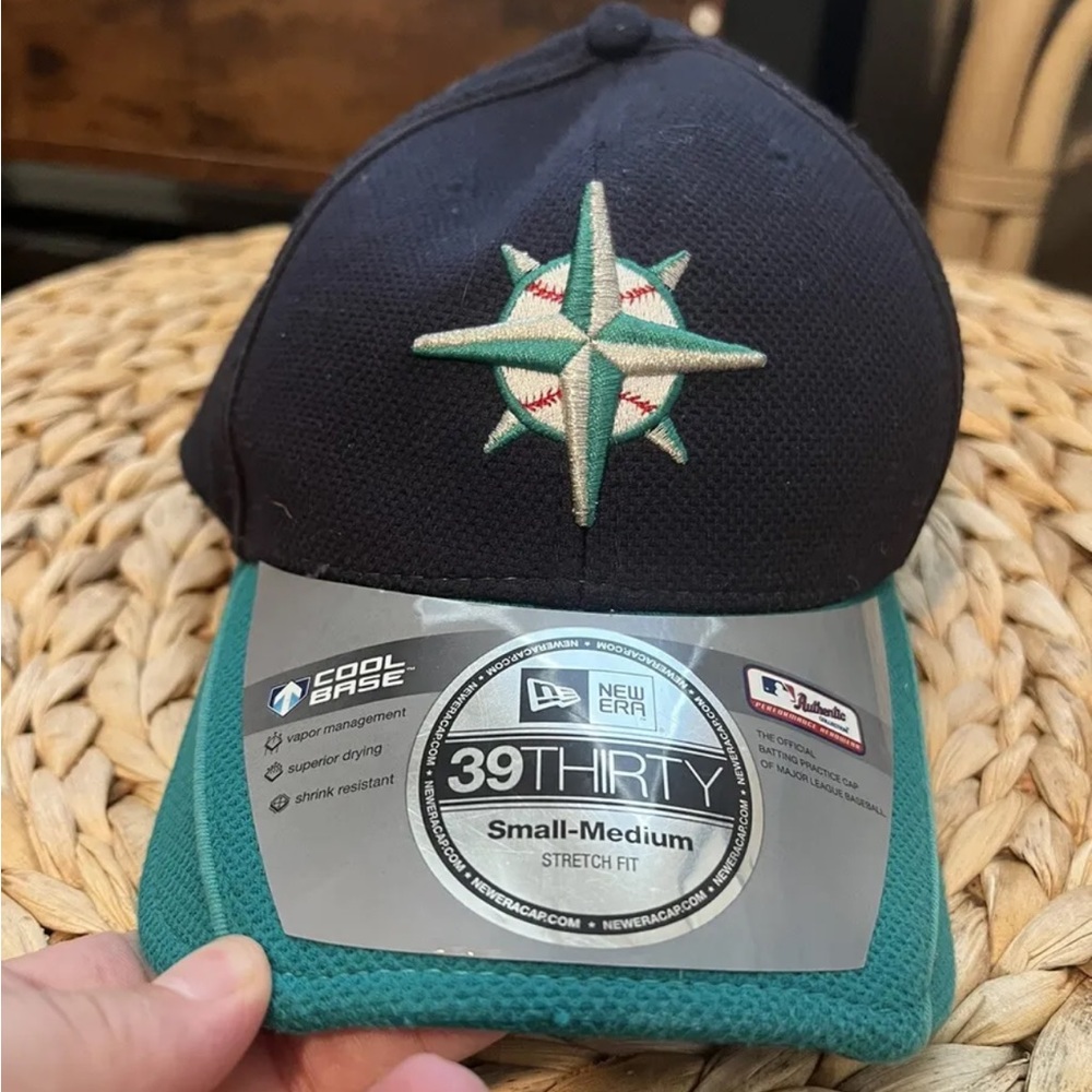 Seattle Mariners New Era Batting Practice Cap Compass Small/Medium